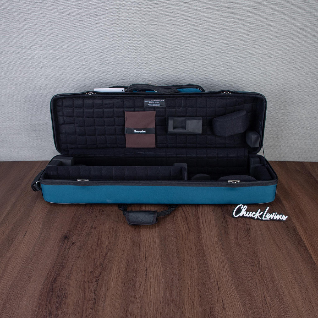 Marcus Bonna Case for Bass Clarinet (Low C) with Music Bag - Turquoise
