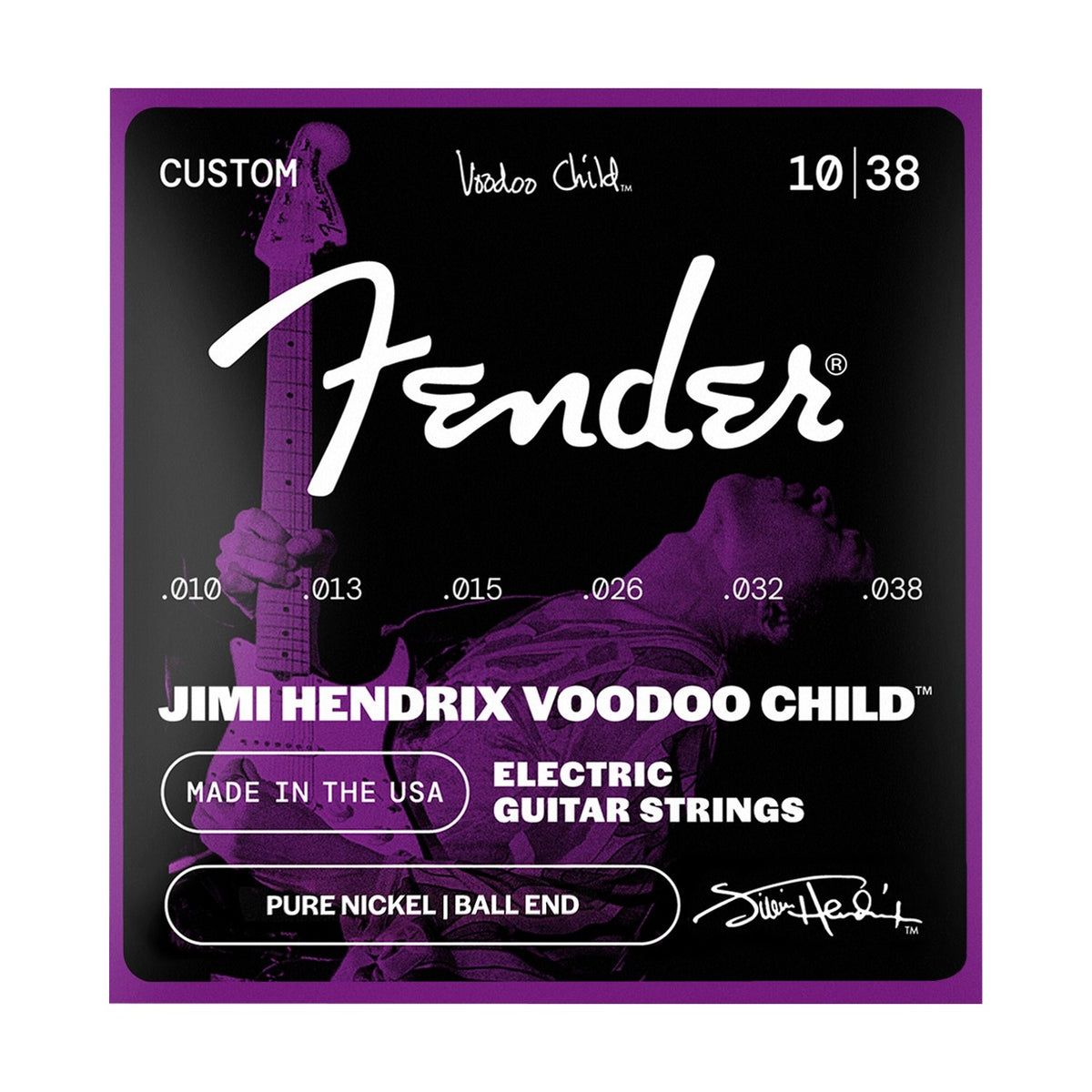 Fender Hendrix Voodoo Child 10-38 Electric Guitar Strings