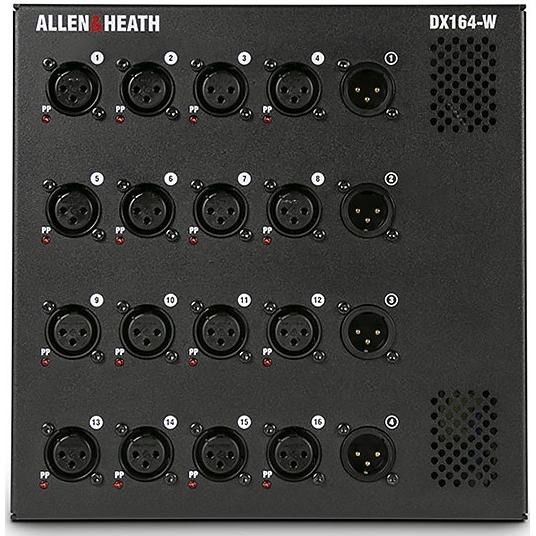 Allen & Heath DX164-W 16-Input XLR Output Wall Mount DX Expander - Mint, Open Box