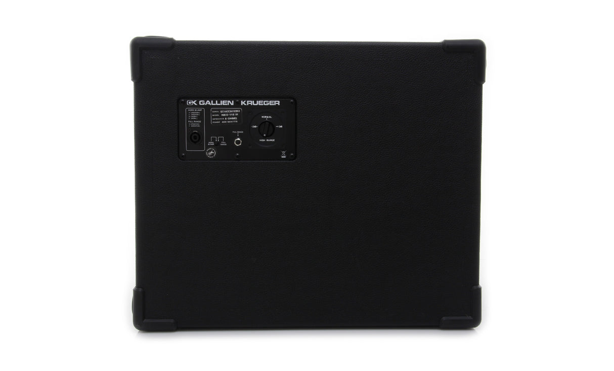 Gallien-Krueger Neo115-III 400W 1x15" Bass Cabinet - New