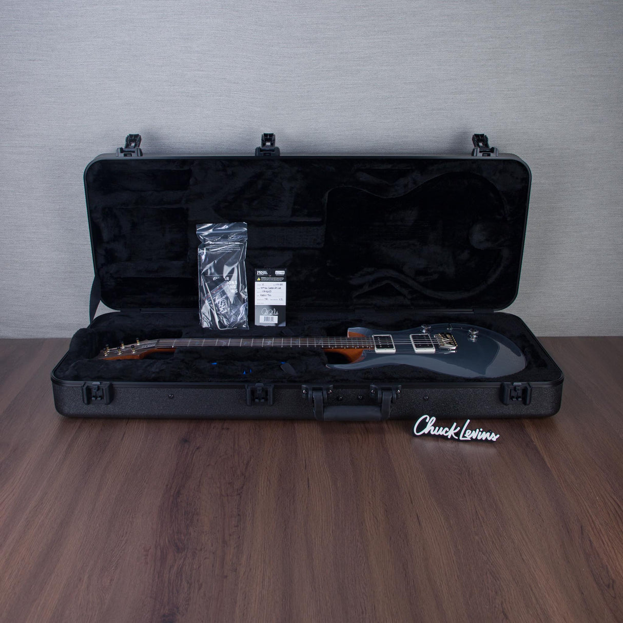 PRS 40th Anniversary Custom 24 Electric Guitar - Metallic Storm Cloud - #250397623