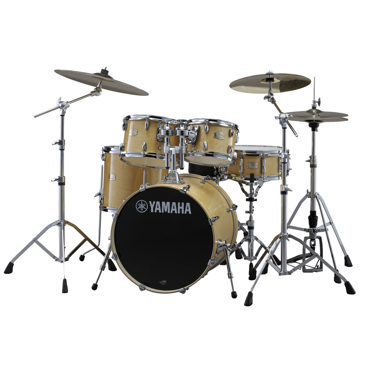 Yamaha Stage Custom Birch 5-Piece Shell Pack with 20-Inch Kick- Natural Wood