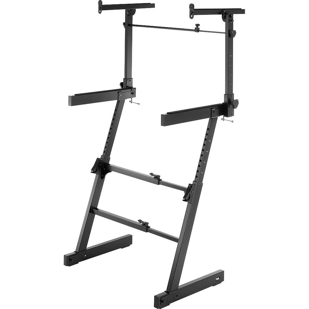 Hercules KS410B Autolock Z Keyboard Stand with Tier