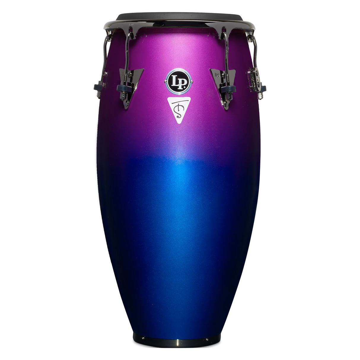 Latin Percussion 11-Inch Tony Succar Signature Quinto - Rainbow with Black Nickel-Hardware