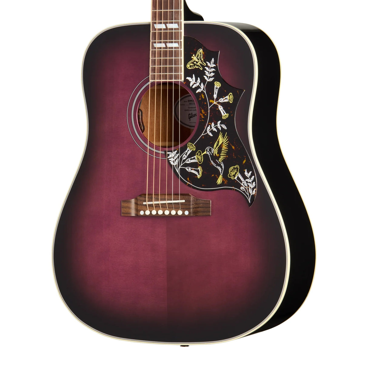 Gibson Hummingbird Standard Mahogany/Spruce Acoustic Electric Guitar - Purple Burst