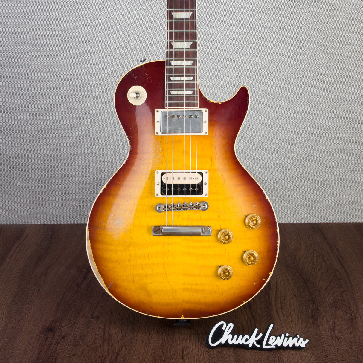 Gibson Custom Shop Murphy Lab 1959 Les Paul Standard Ultra Heavy Aged Electric Guitar - Dark Ice Tea Fade - #921023