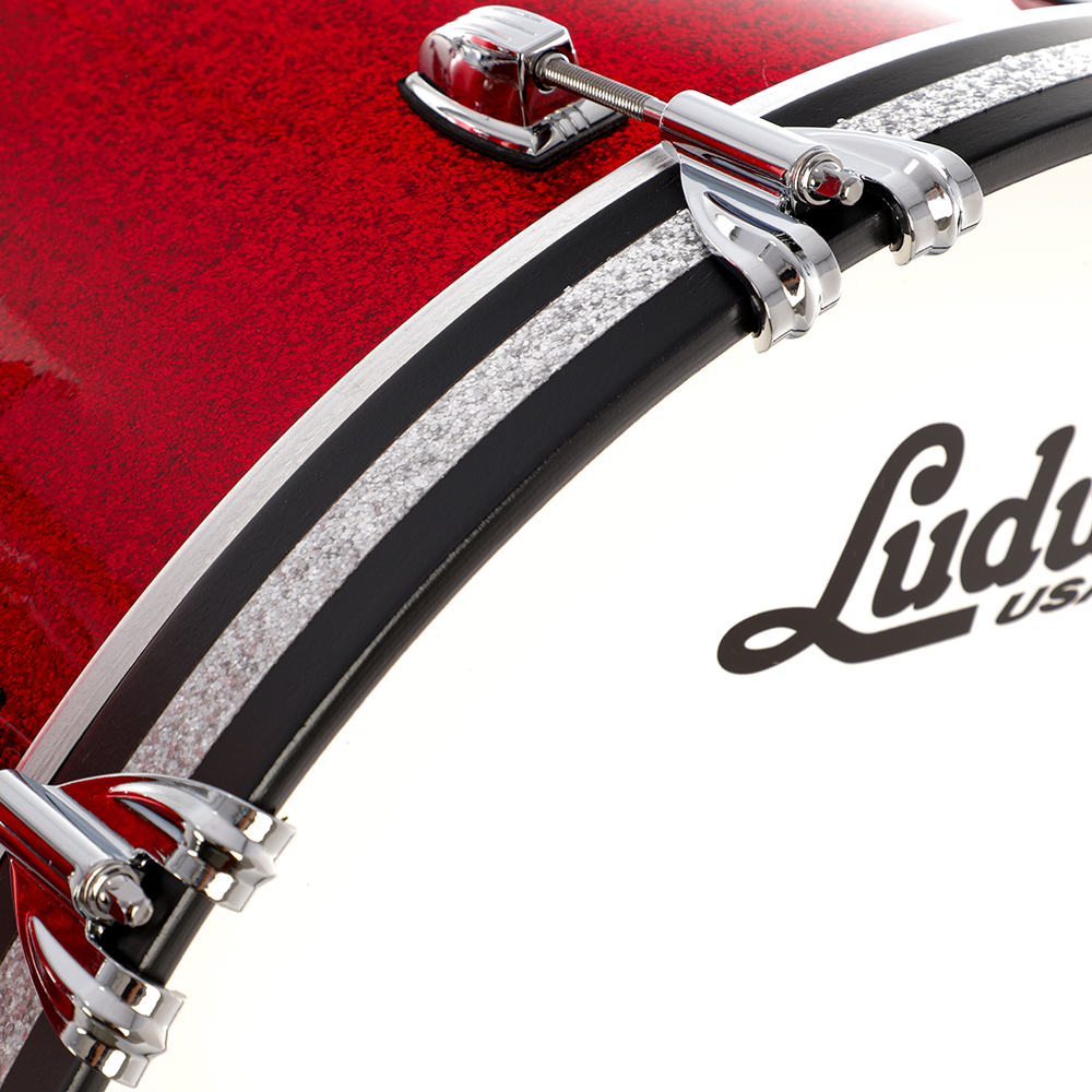 Ludwig Classic Oak Kick 3-Piece Shell Pack with 22-Inch Kick - Red Sparkle