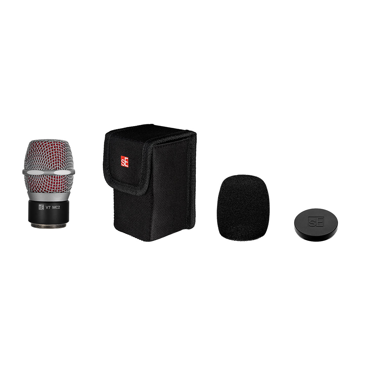 sE Electronics V7 MC2 Supercardioid Dynamic Microphone Capsule for Sennheiser Wireless Handheld Transmitters with MP03 Pouch