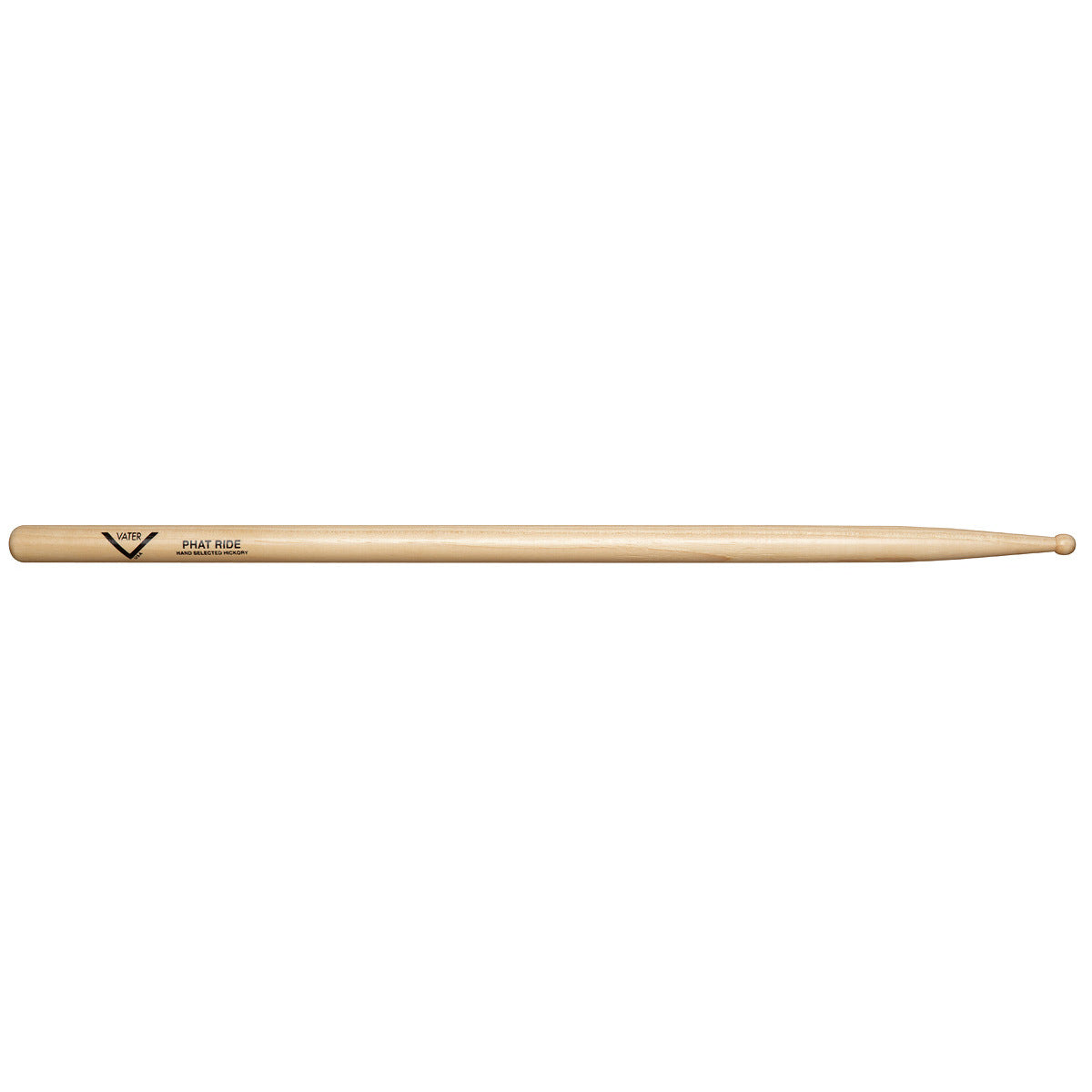 Vater American Hickory Drumsticks - Phat Ride - Wood Tip