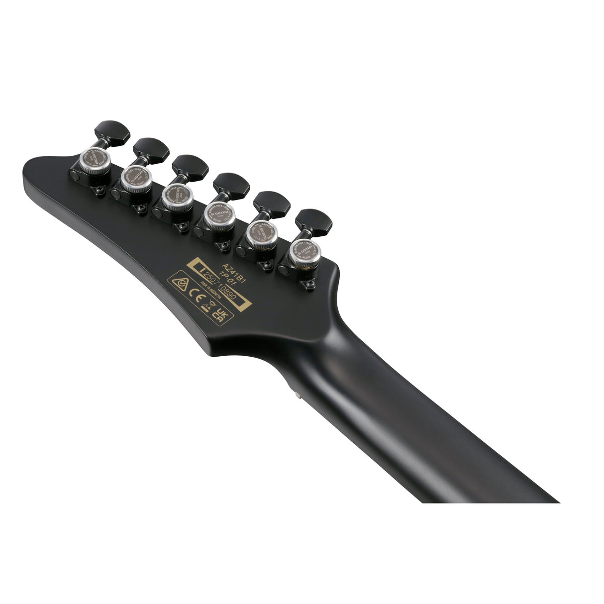 Ibanez AZ Iron Label AZ41B1 Electric Guitar - Black Flat