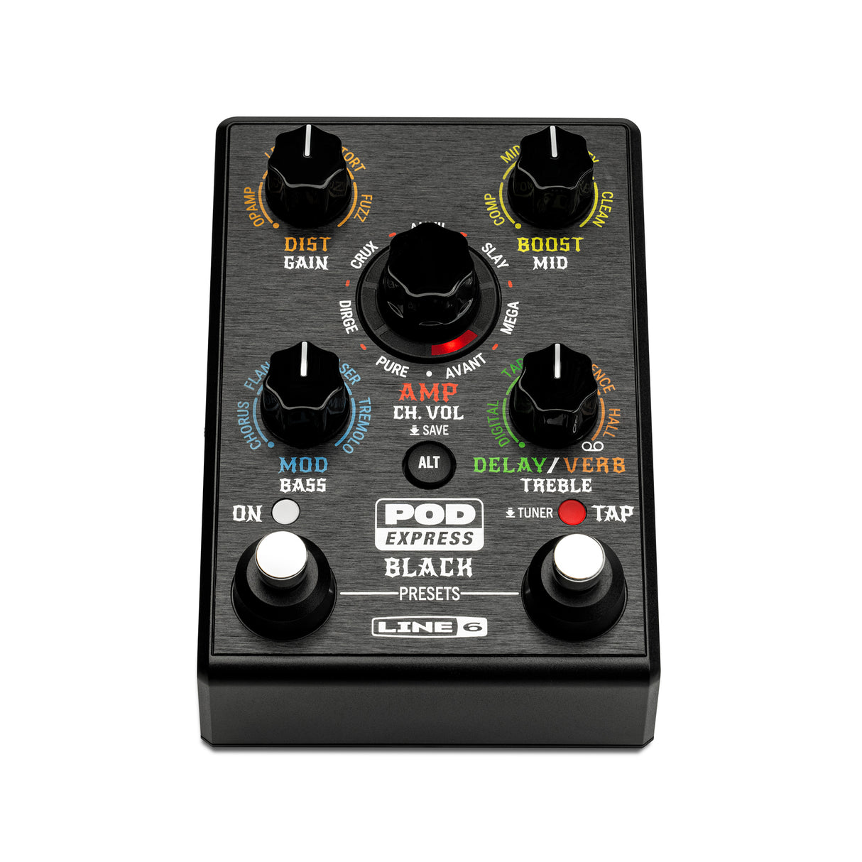 Line 6 POD Express Black Multi-Effects Pedal - Black
