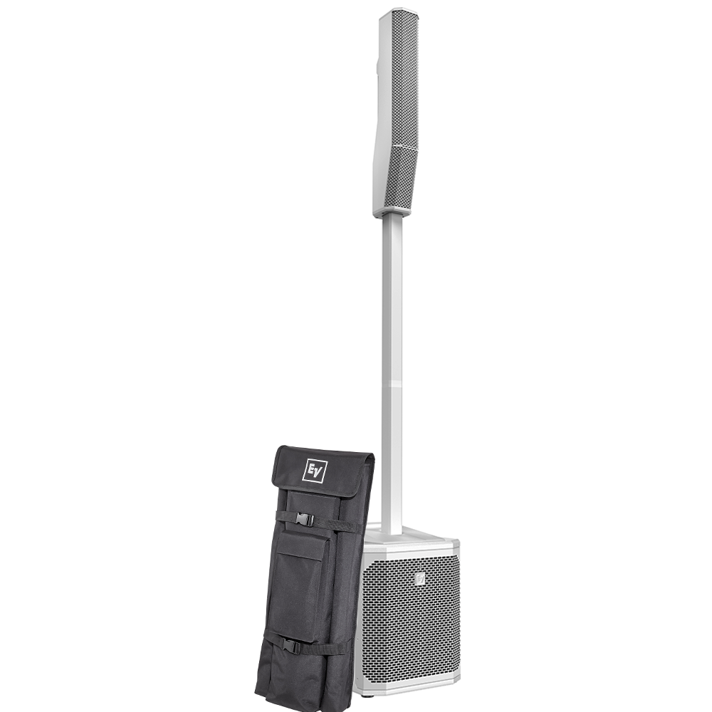 Electro-Voice EVOLVE 30M Portable Bluetooth Column Speaker System - White - Mint, Open Box