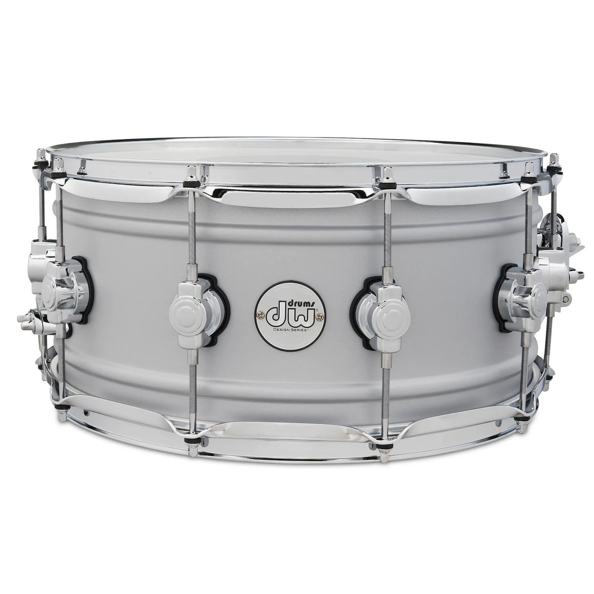 DW 6.5 x 14-Inch Design Series Snare Drum - Matte Aluminum