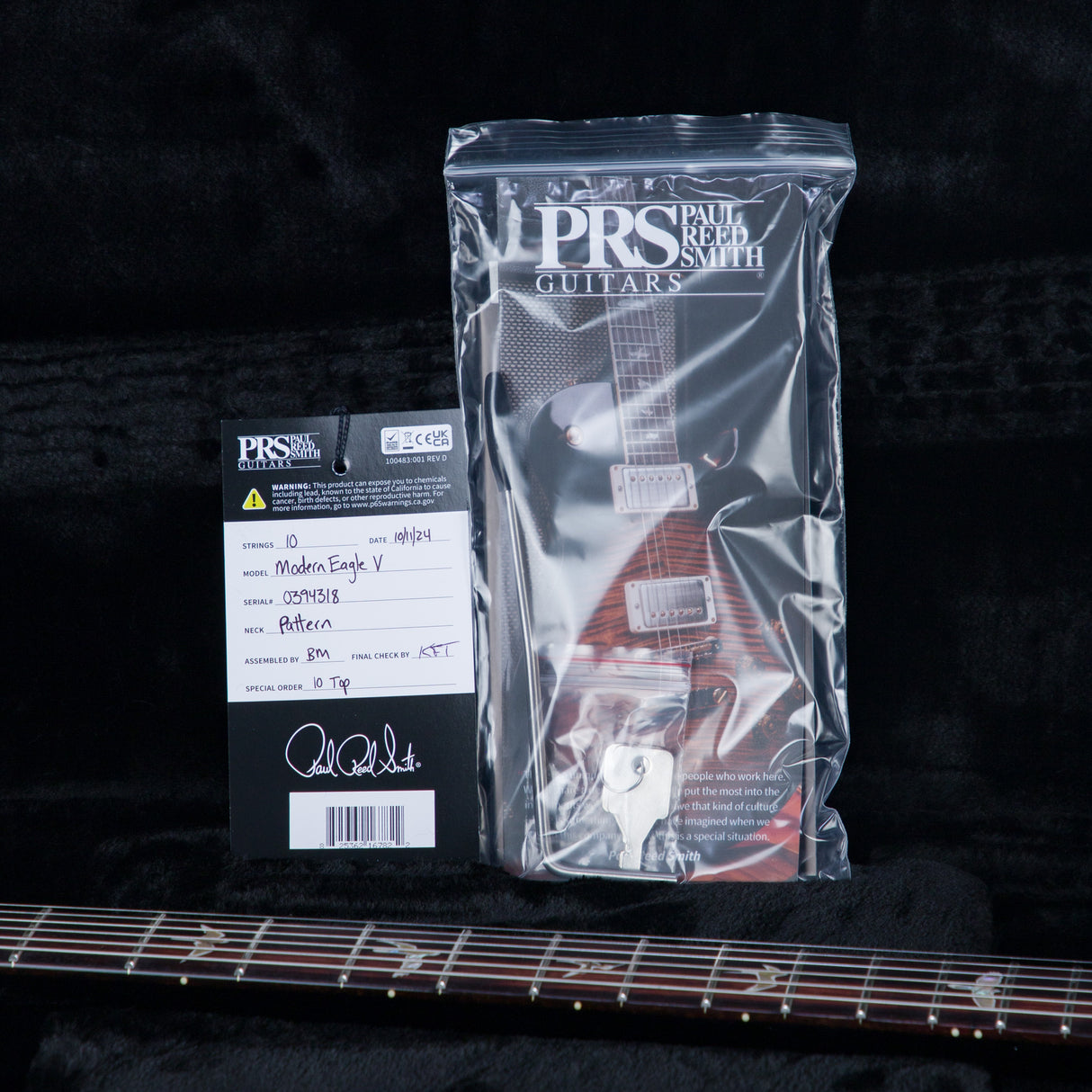 PRS Modern Eagle V 10-Top Electric Guitar - Faded Whale Blue - #240394318