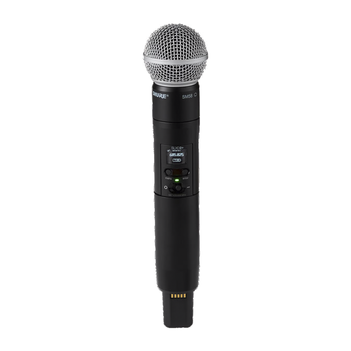 Shure SLXD2+/58=-G57 Digital Wireless System with SM58 Handheld Transmitter - G57 Band - New