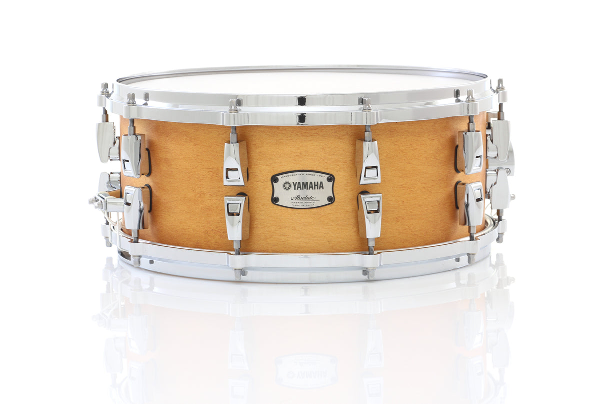 Yamaha 14" x 6" Absolute Hybrid Maple Snare Drum - Vintage Natural - New,Vintage Natural