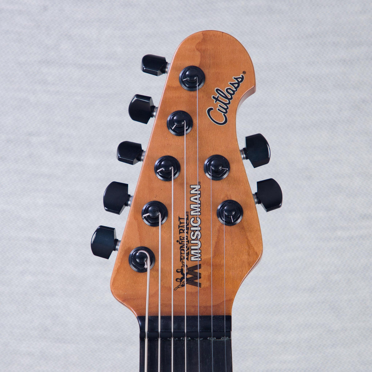 Music Man Jason Richardson Signature Cutlass 7-String Electric Guitar - Natural, Buckeye Burl Top