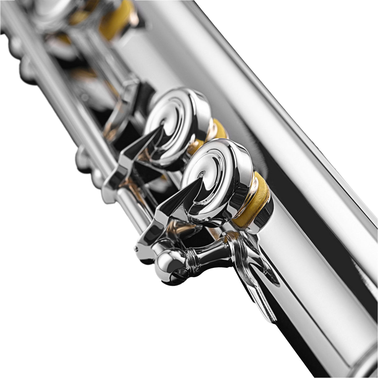 Di Zhao DZ801BOF (700 Series) Solid Silver Flute - Offset G, B Foot