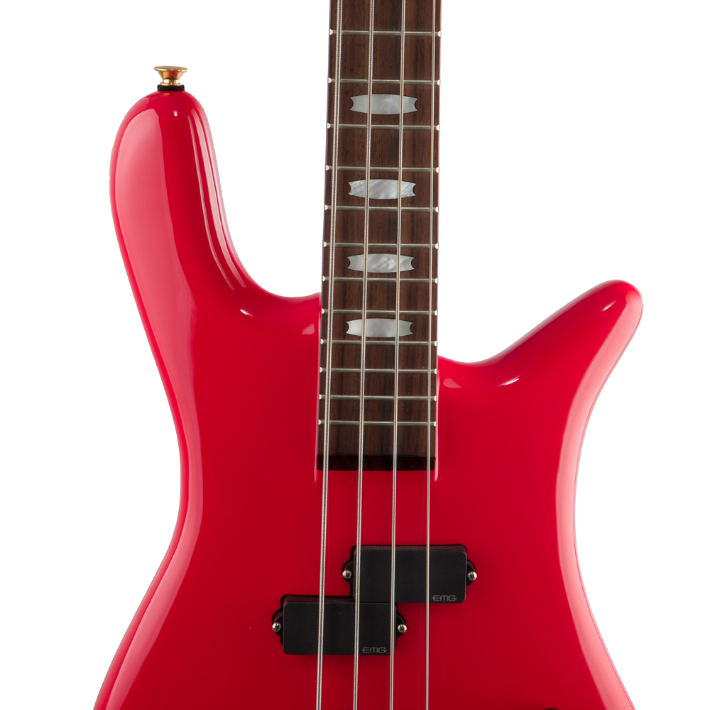 Spector Euro 4 Classic Bass Guitar - Solid Red - #21NB16614