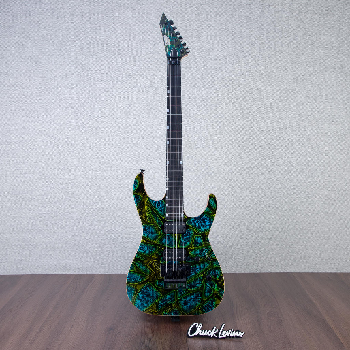 ESP USA M-II DX Electric Guitar - Psychedelic Flame - #US25145