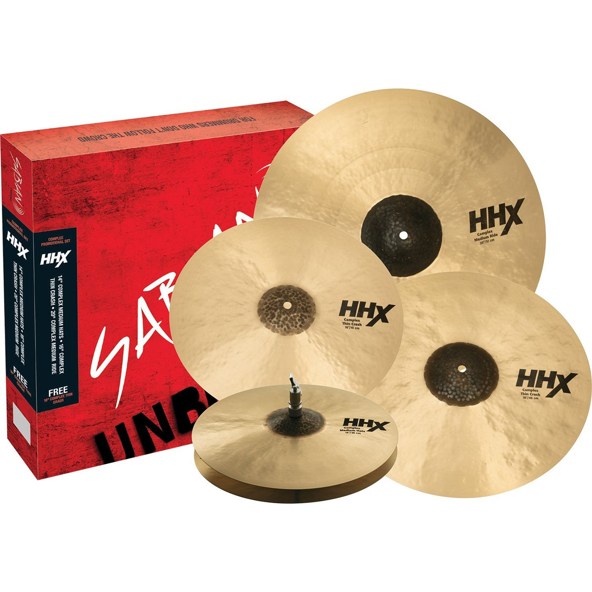 Sabian HHX Complex Promotional Cymbal Set