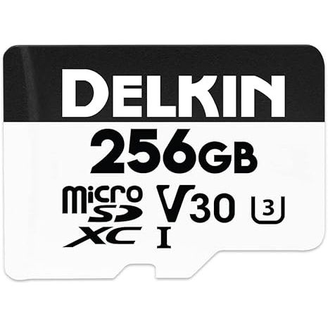 Delkin DMSDAHS256 256GB Micro SD Card