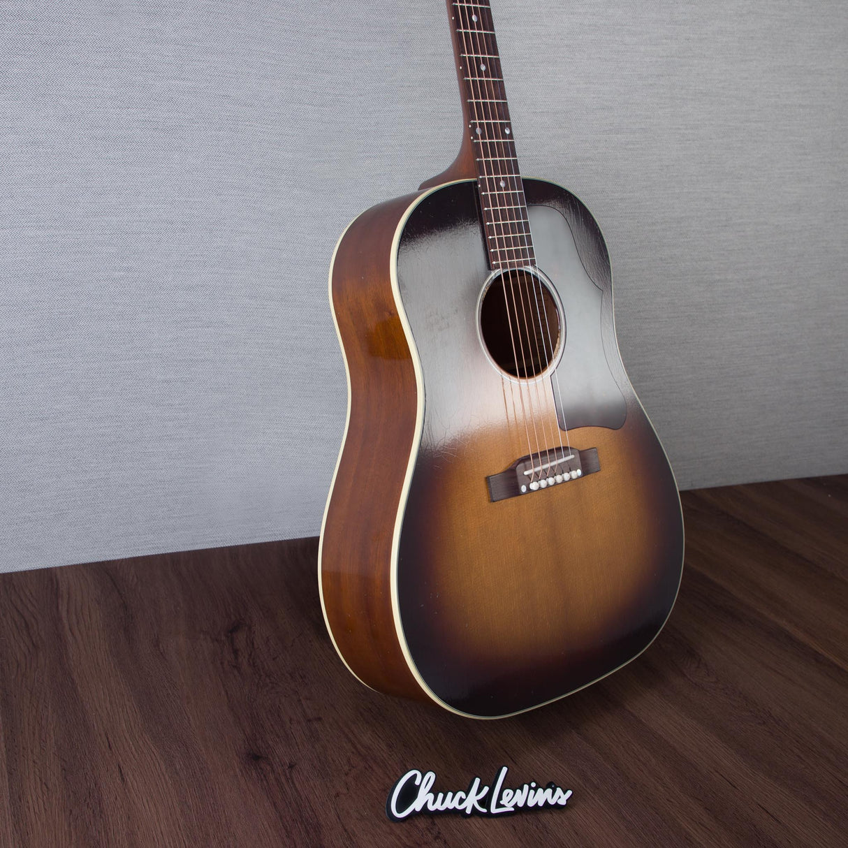 Gibson 1955 J-45 Mahogany/Sitka Spruce Light Aged Acoustic Guitar - Vintage Sunburst - #20475028
