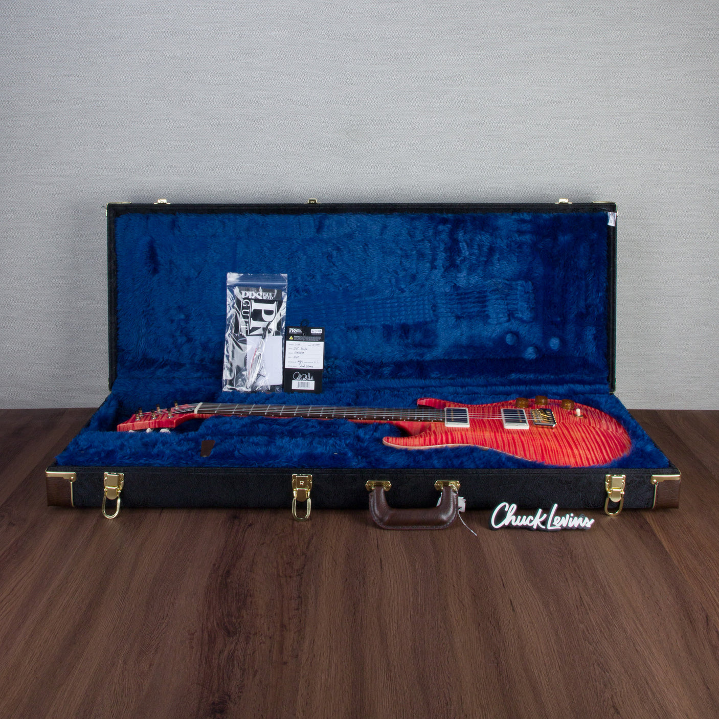 PRS Wood Library DGT Electric Guitar - Private Stock Salmon with McCarty Tobbaco Tone Back - CHUCKSCLUSIVE - #240385595