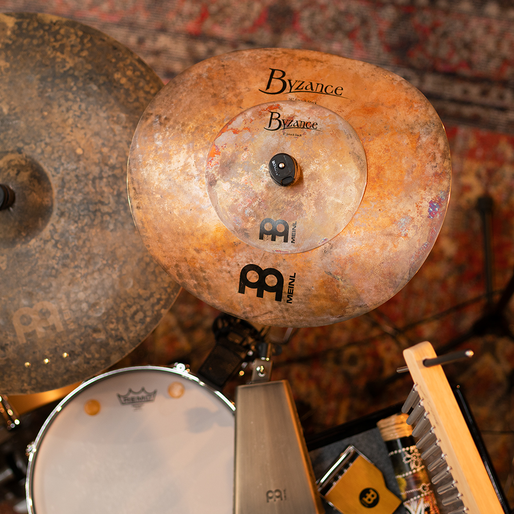 Meinl Byzance 2-Disc Vintage Add-On Smack Stack Cymbals - 8/16-Inch Discs