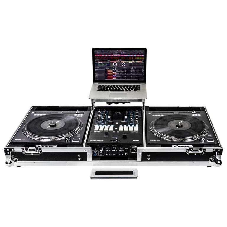 Odyssey Low Profile Rane Twelve and Rane Seventy / Seventy-Two Coffin Flight Case with Glide Platform - New