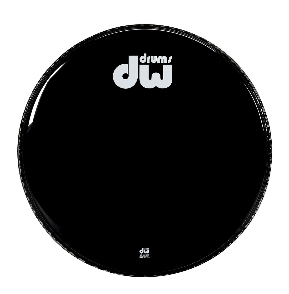 Drum Workshop 22-inch Non-Vented Bass Drum Head - Gloss Black