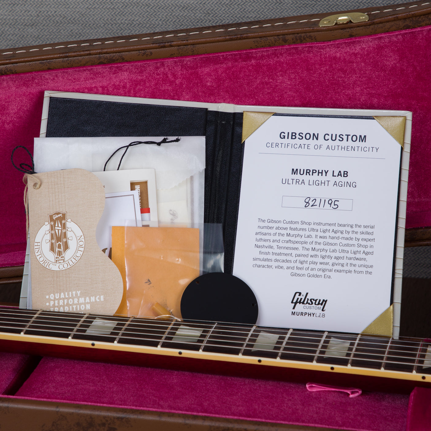 Gibson Murphy Lab 1958 Les Paul Standard - Ultra Light Aged Sweet Cherry Red - CHUCKSCLUSIVE - #821195