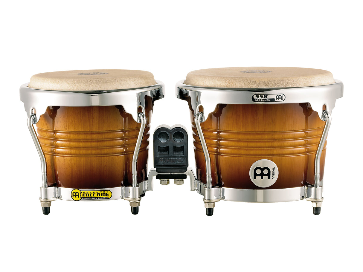 Meinl FWB200GAB Marathon Exclusive Series Wood Bongos Gold Amber Sunburst