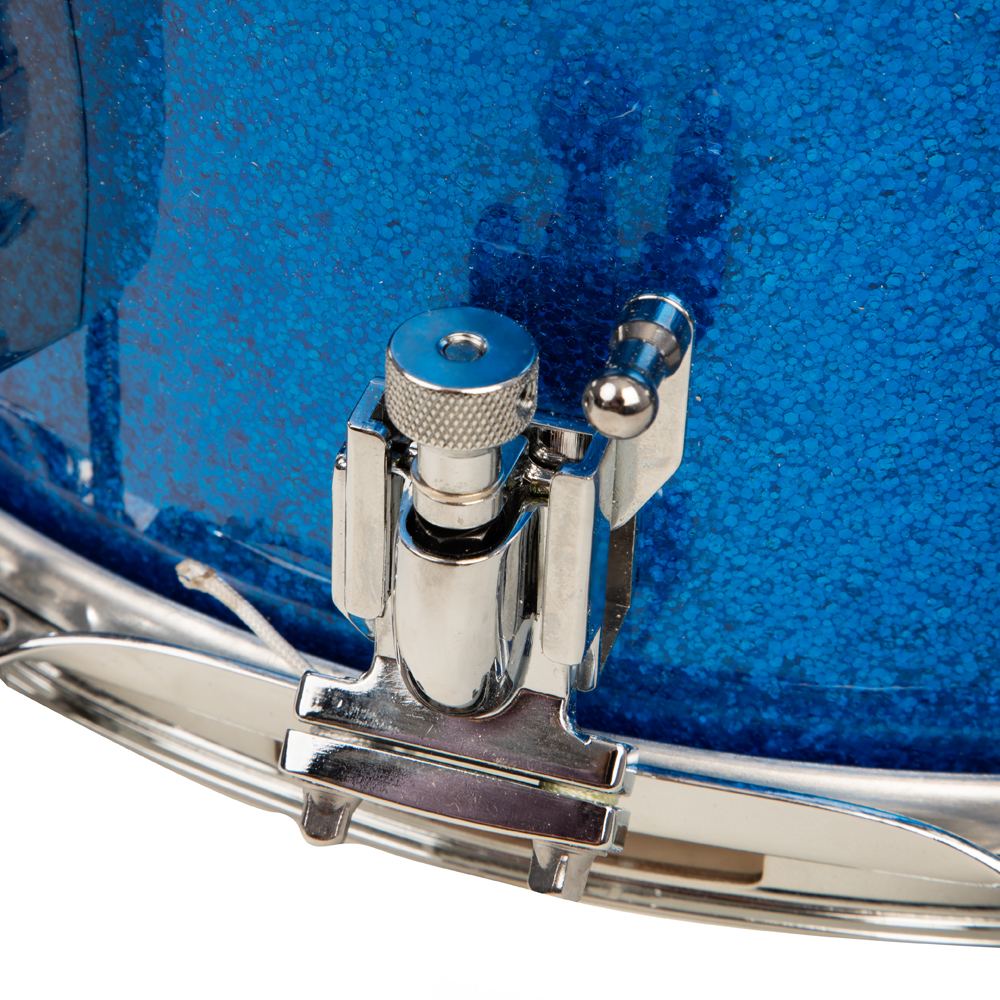 C&C Drums Player Date II 6.5x14 Snare - Blue Sparkle Wrap