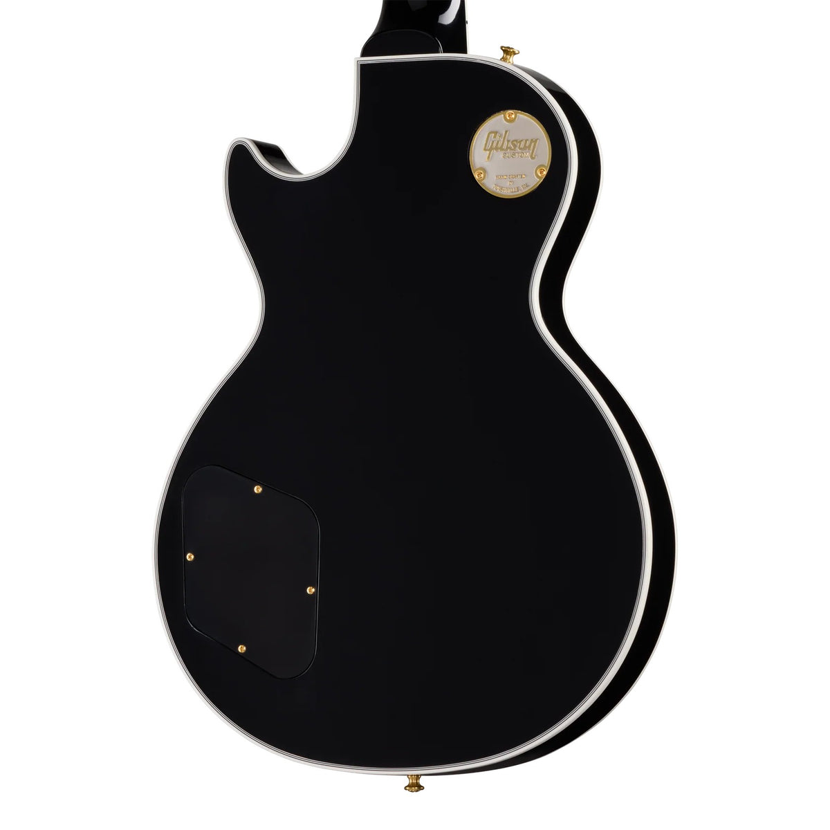 Gibson Custom Shop Les Paul Custom Long Scale Electric Guitar - Ebony
