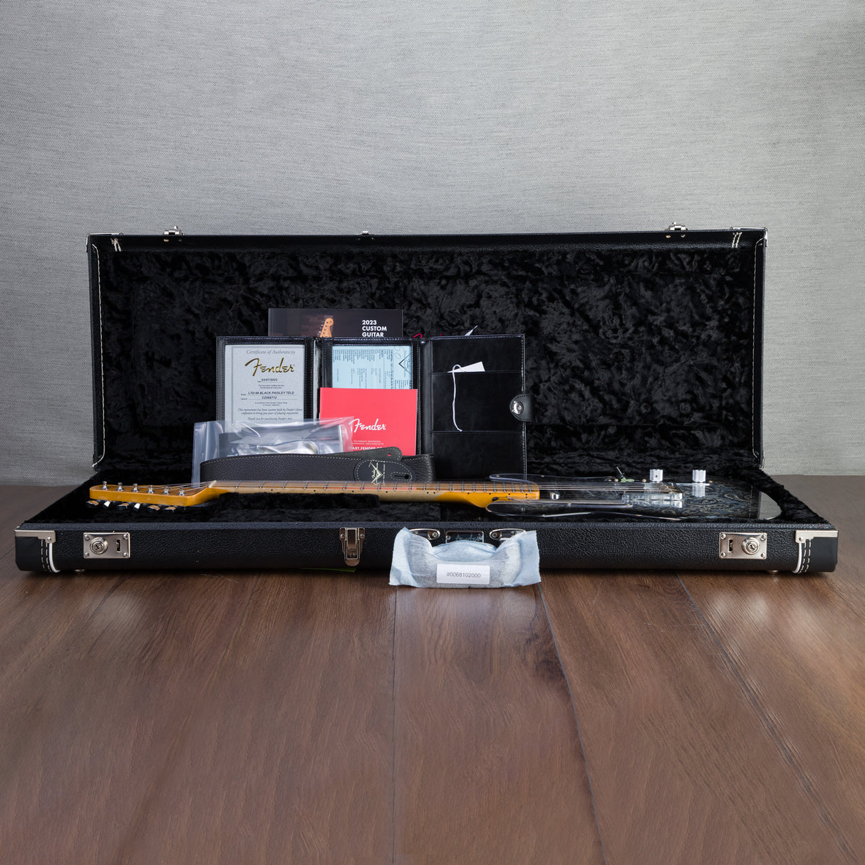 Fender Custom Shop Limited Edition '68 Telecaster Relic – Black Paisley - #CZ566712