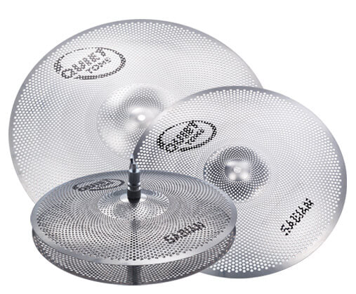 Sabian QTPC503 Quiet Tone 4-Pack Practice Cymbal Set