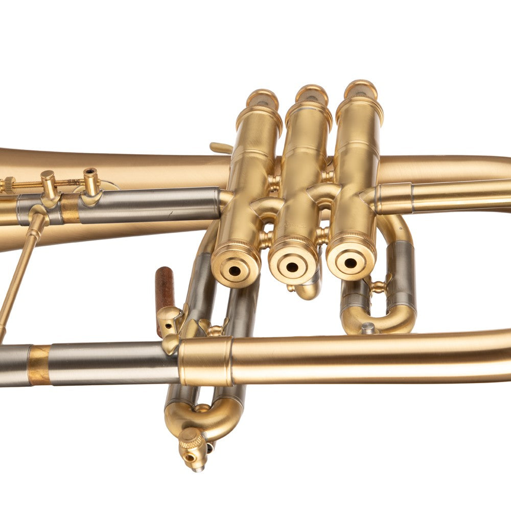 Scodwell Bb Flugelhorn with Rose Bell - Brushed Lacquer