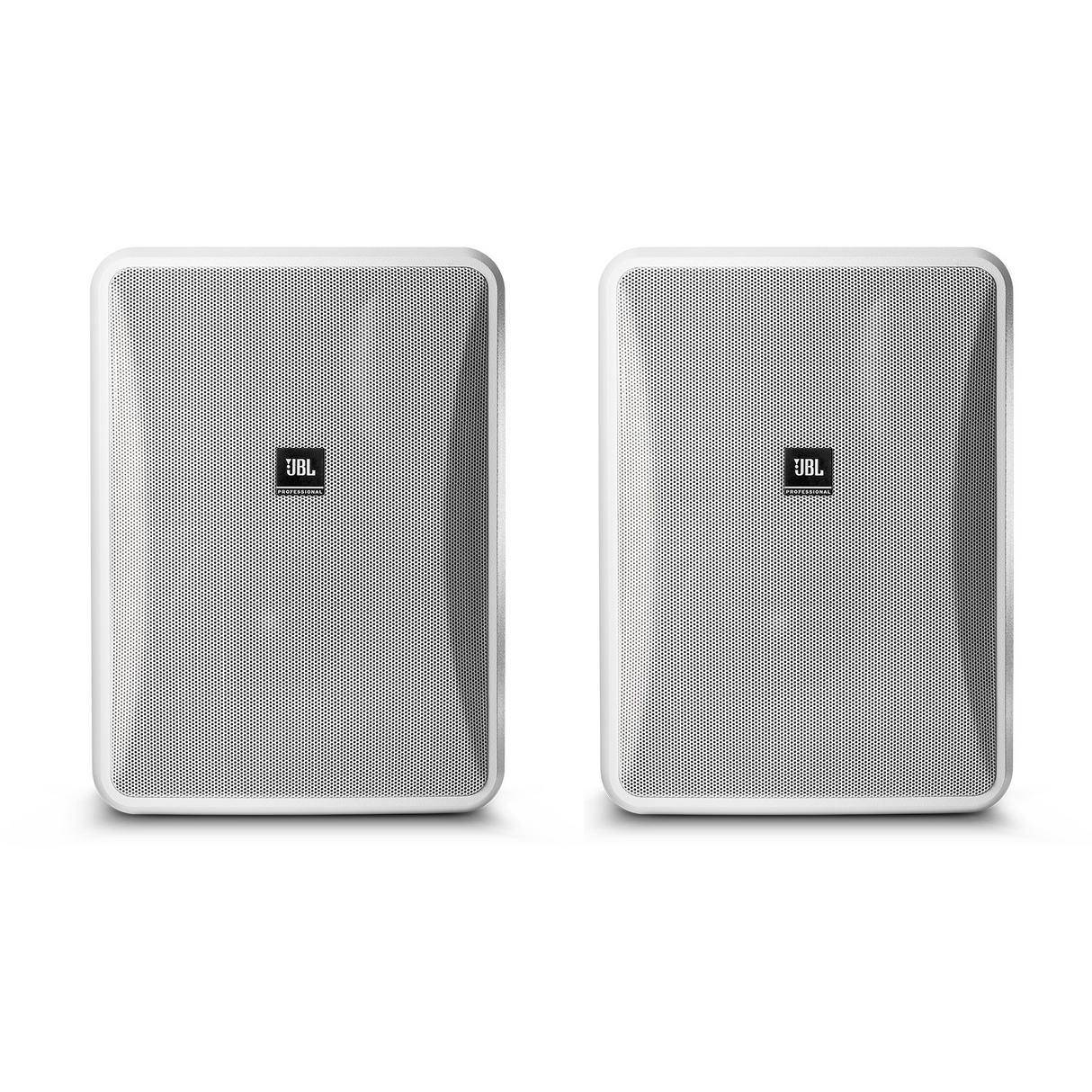 JBL Control 28-1-WH High Output Two-Way 8-Inch Loudspeaker Pair - New