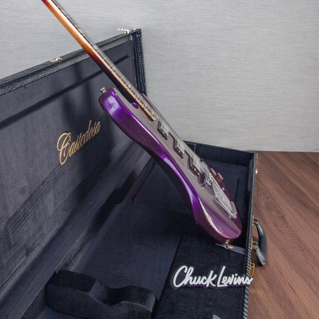 Castedosa Conchers Baritone Electric Guitar - Purple Metallic - #368