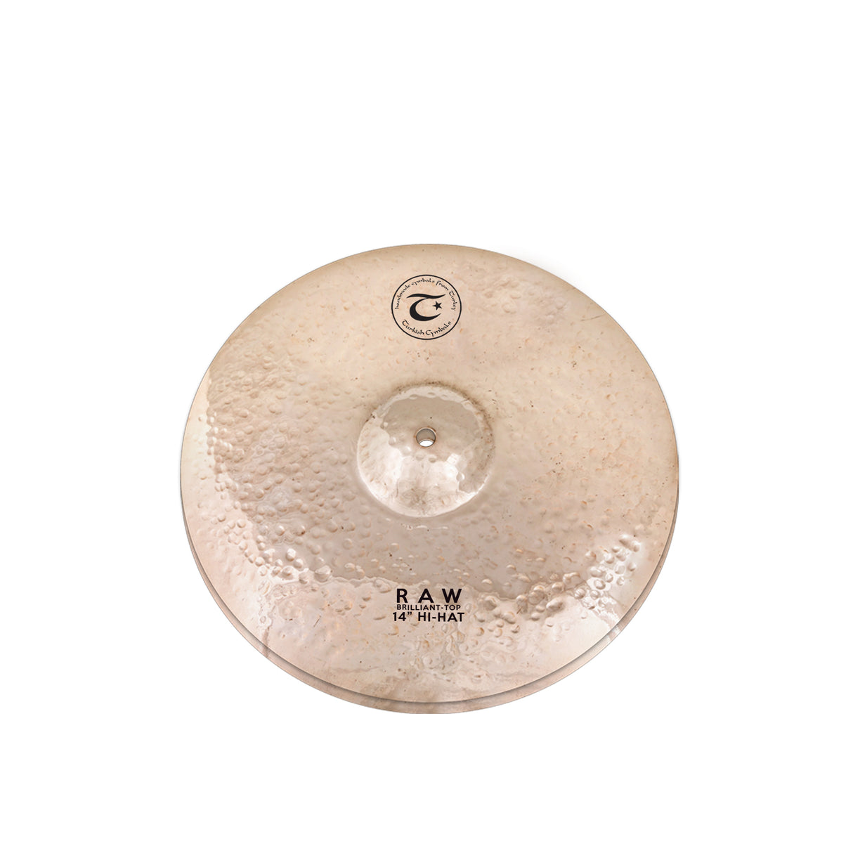 Turkish Cymbals 14-Inch Raw Brilliant Hi-Hat Cymbals