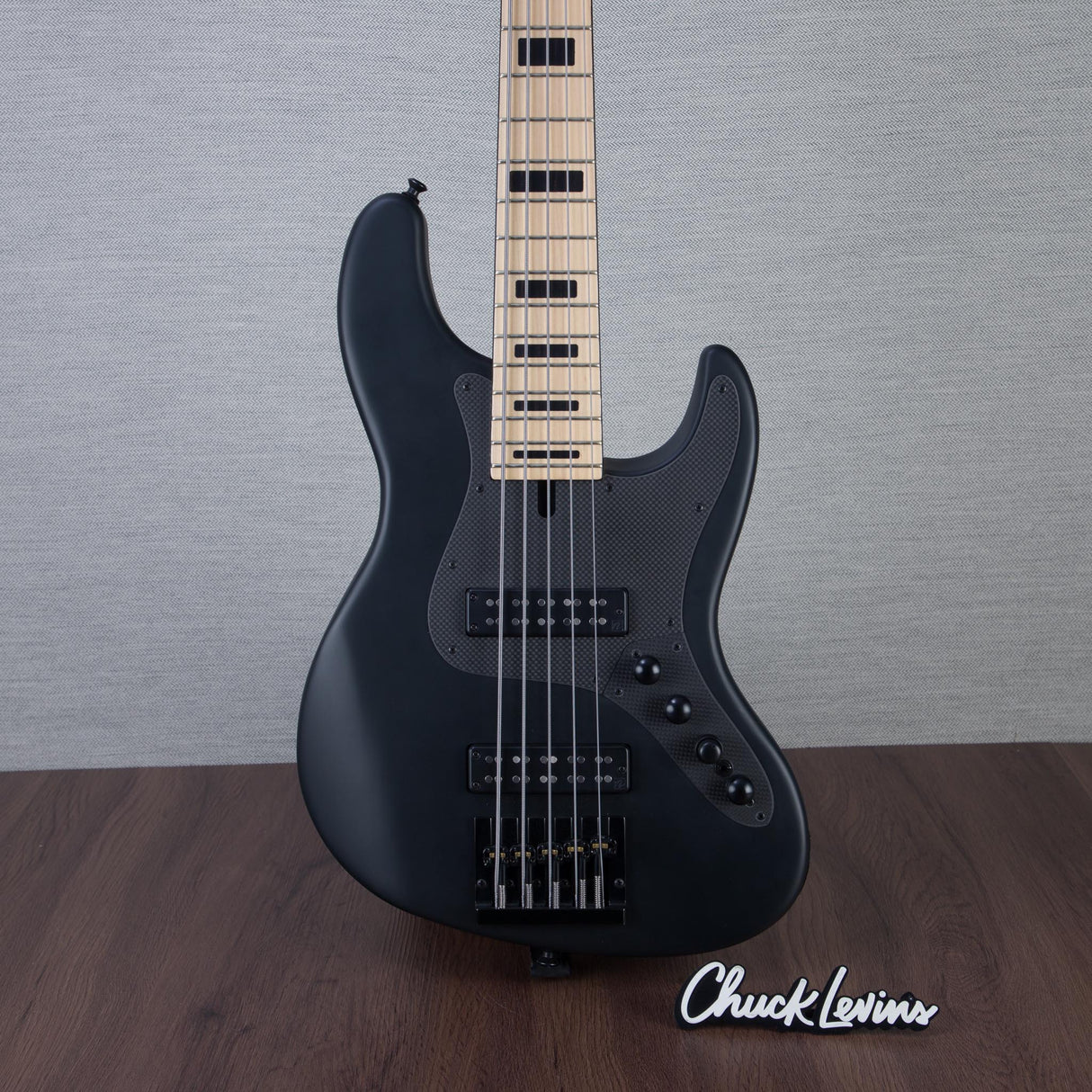 Brubaker USA Custom Steve Jenkins II JXB-5-String Electric Bass Guitar - Black Satin - #056