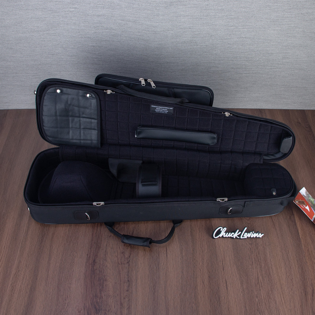 Marcus Bonna Case for Tenor Trombone, Detachable Bell, F Attachment - Black - Preorder