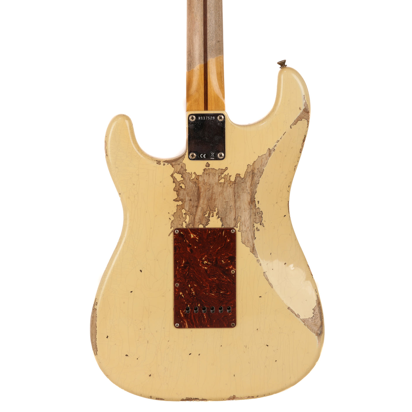 Fender Custom Shop 1956 Stratocaster Heavy Relic Guitar - Aged Vintage White - CHUCKSCLUSIVE - #R117529