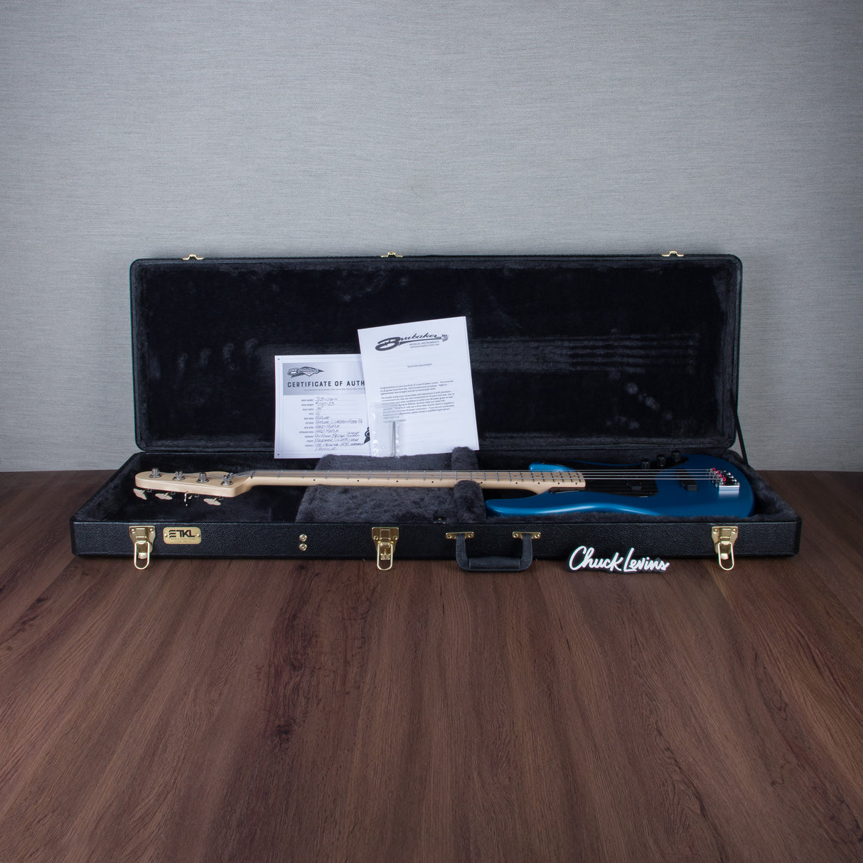 Brubaker Performance Series JXB-4 Electric Bass Guitar - Placid Blue