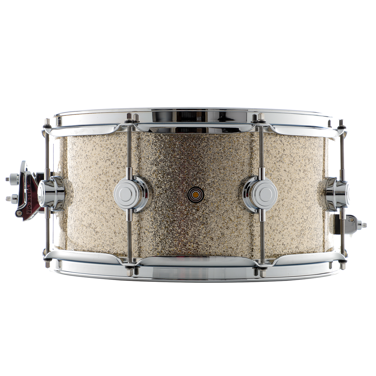 Drum Workshop 14" x 6.5" Collector's Series Santa Monica Snare Drum - Nickel Sparkle Glass With Chrome Hardware