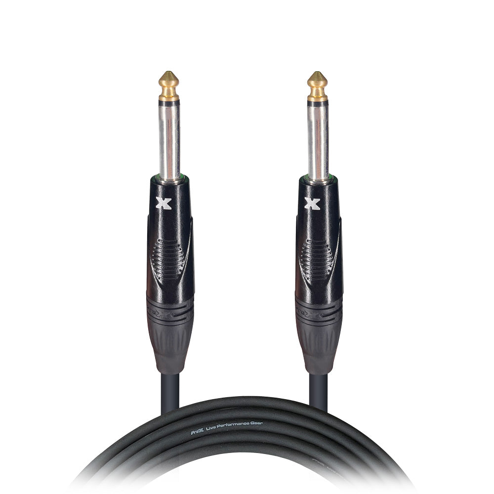ProX XC-PP25 25-Foot Unbalanced 1/4-Inch TS-M to 1/4-Inch TS-M High Performance Pro Audio Instrument