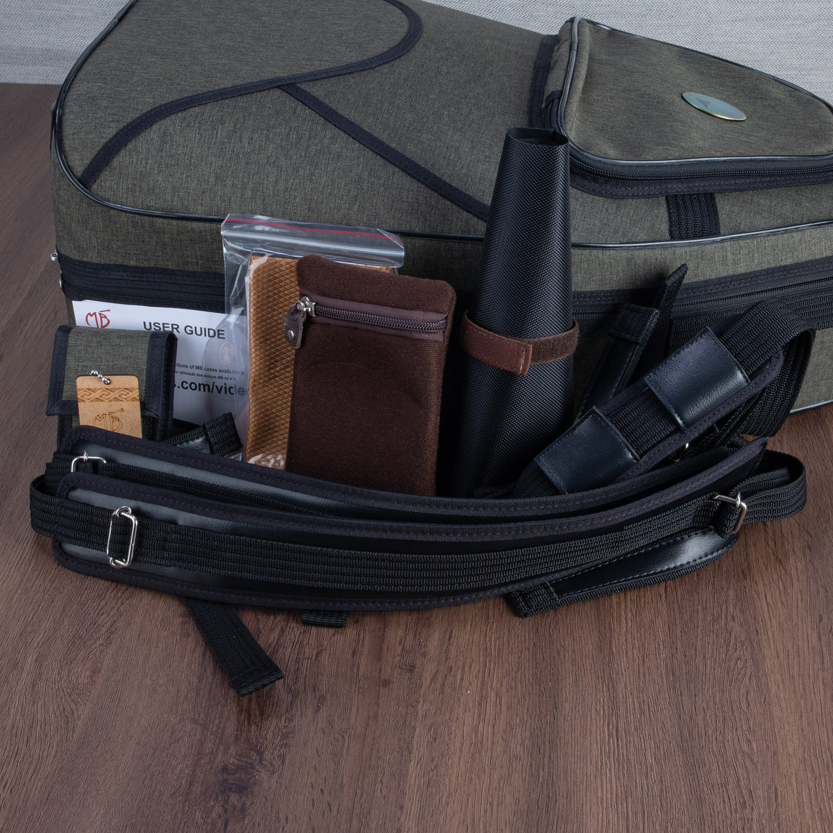 Marcus Bonna MB5XL Case for Large French Horn with Detachable Bell - Cationic Green