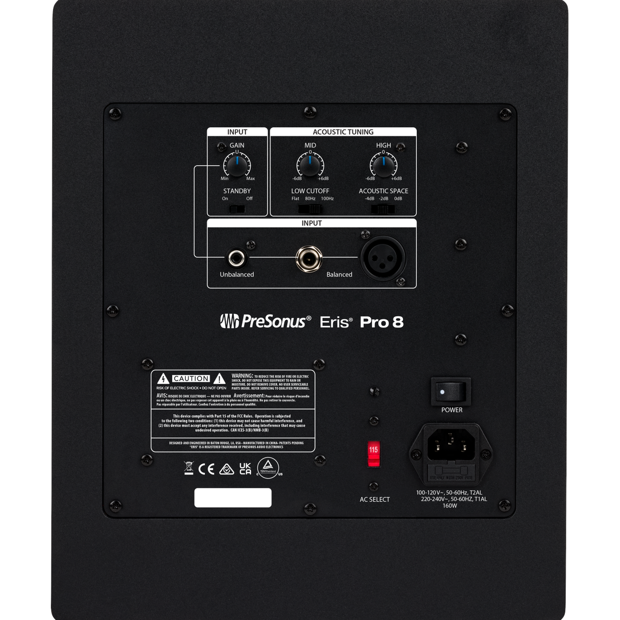 PreSonus Eris Pro 8 Active Coaxial 8-Inch Two-Way Studio Monitor