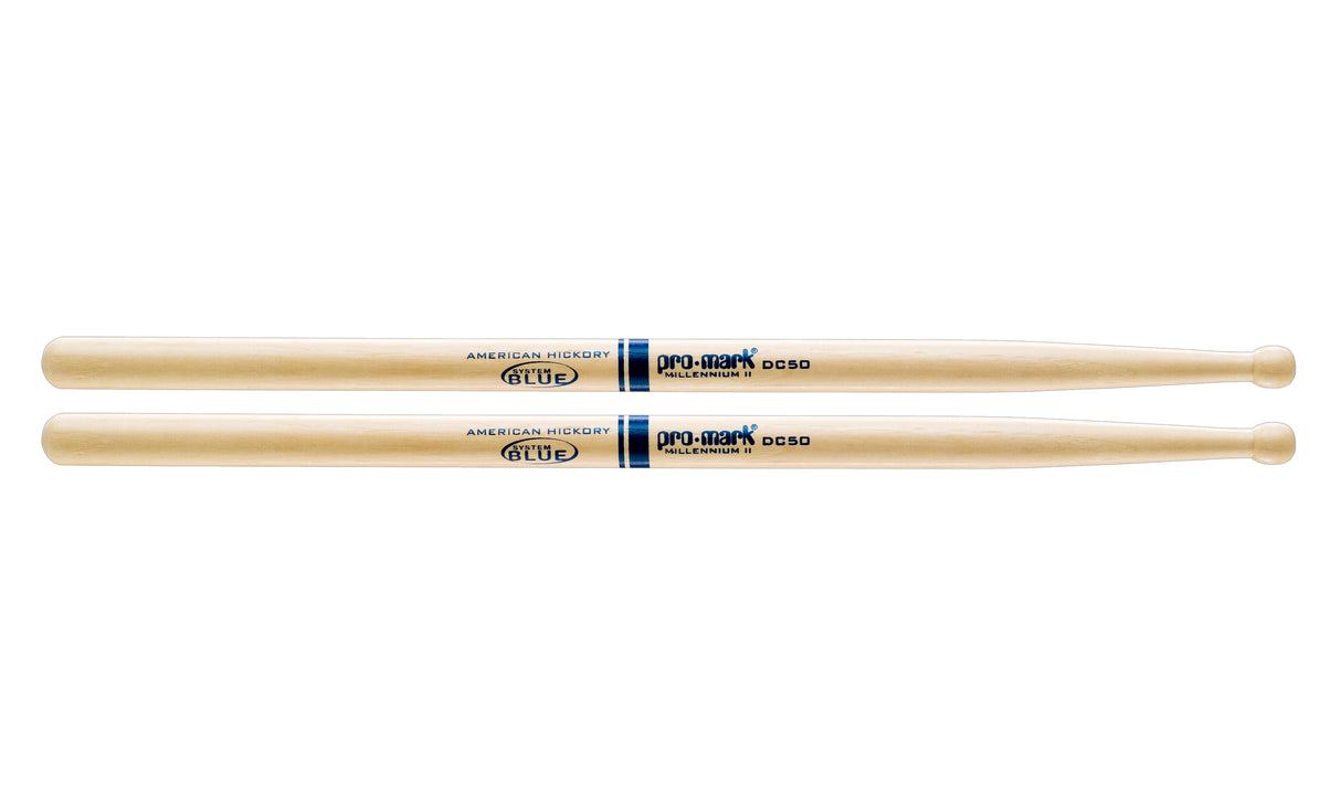 Promark TXDC50W Hickory DC50 Wood Tip drumstick